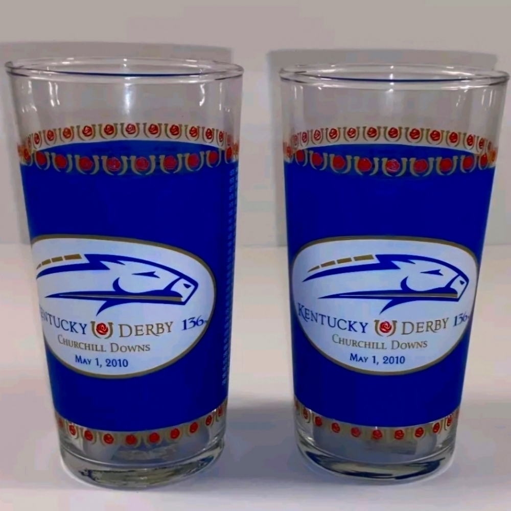 NWOT | Kentucky Derby | #136 Churchill Downs | May 1, 2010 | Julep Glass Set 2